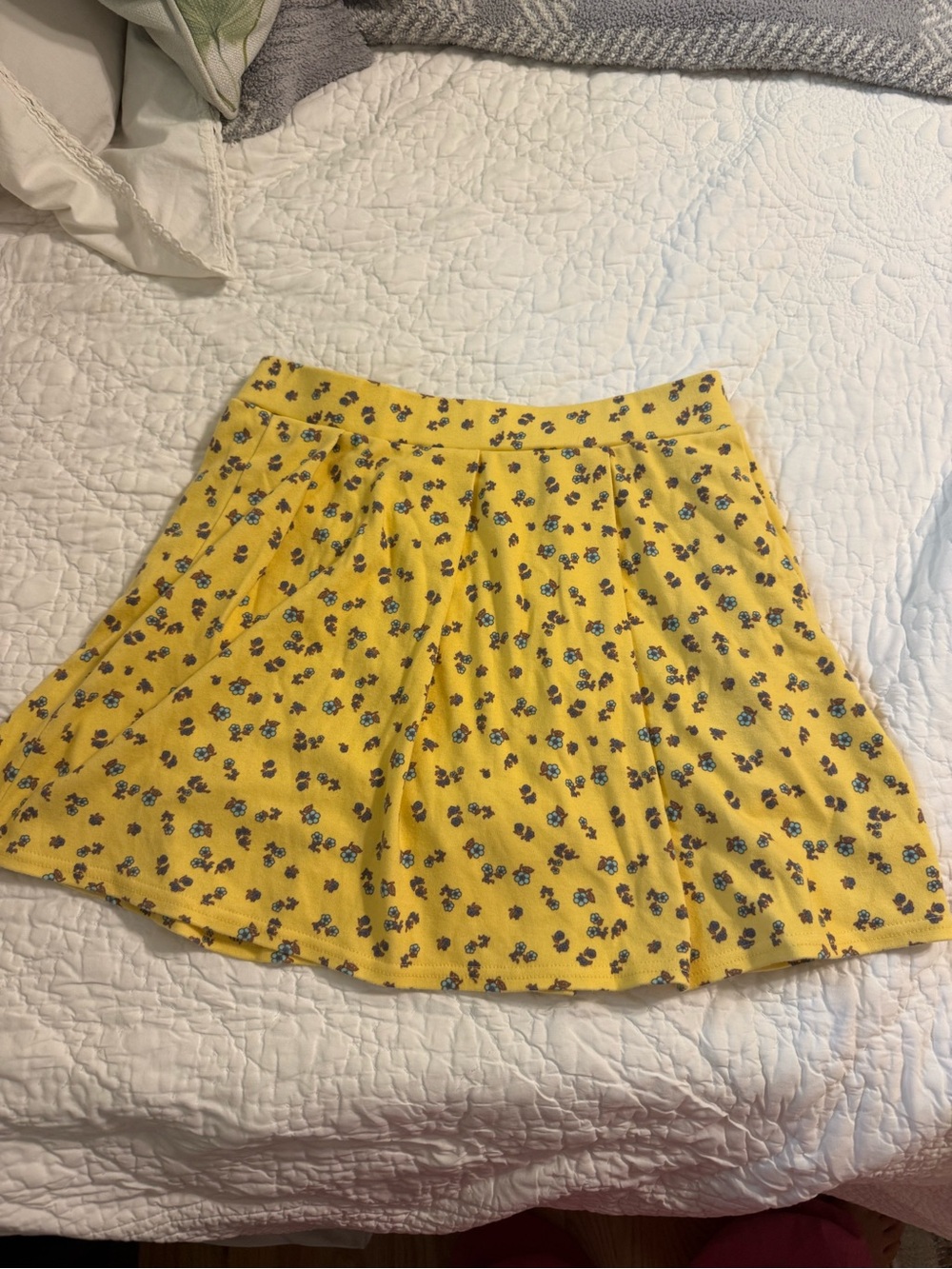 SO Yellow Floral Skort